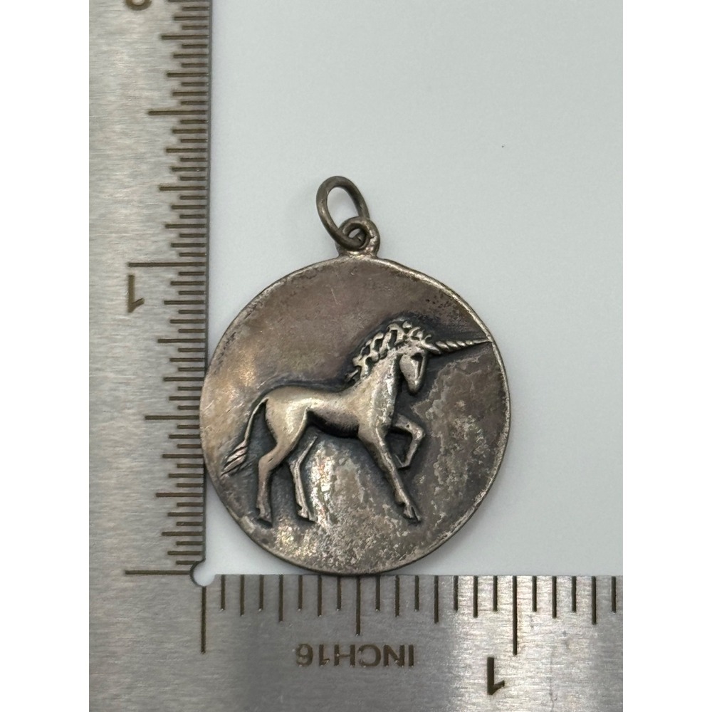 James Avery Sterling Silver Unicorn Pendant Retired - Picture 8 of 8